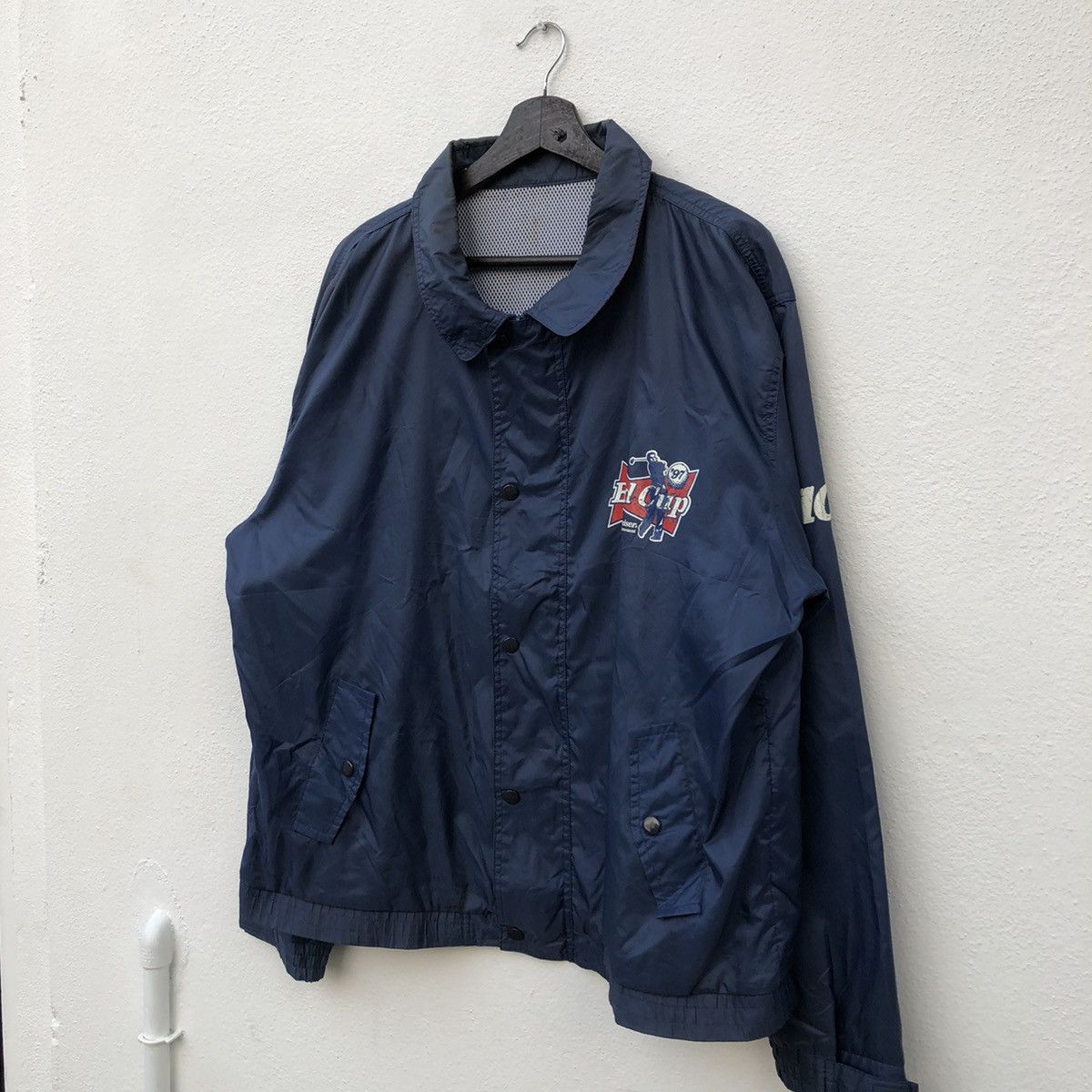 Japanese Brand VINTAGE BUDWEISER KING OF BEERS BIG LOO LIGHT JACKET Size US L / EU 52-54 / 3 - 3 Thumbnail