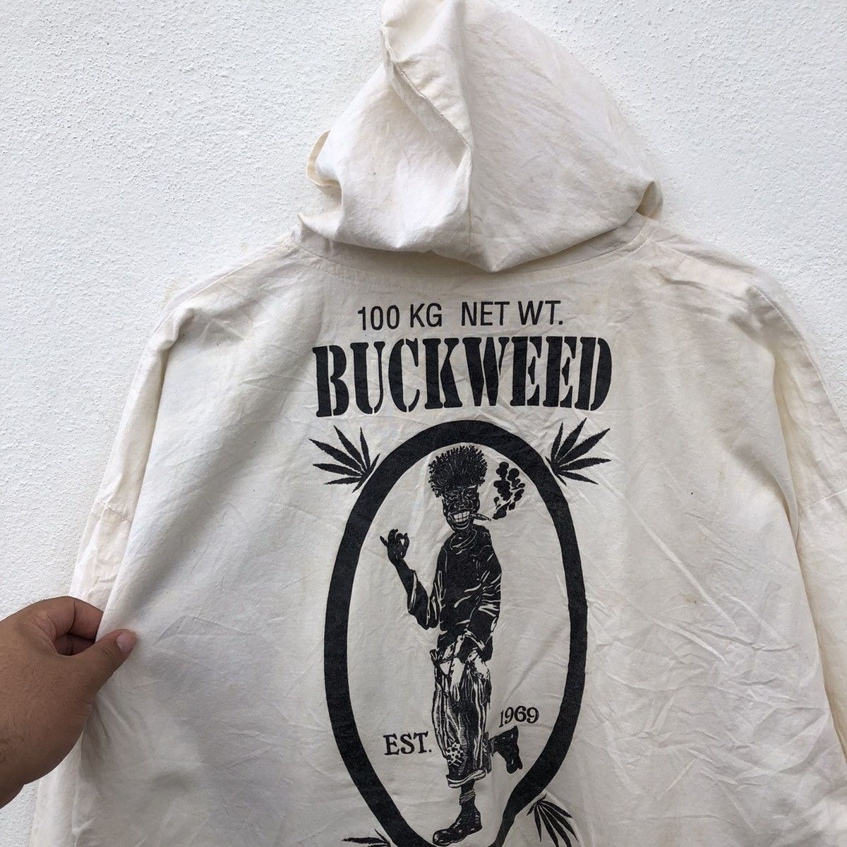 Vintage VINTAGE BUCKWEED BIG LOGO HOODIE INSPIRED BY KAPITAL JAPAN Size US L / EU 52-54 / 3 - 10 Thumbnail