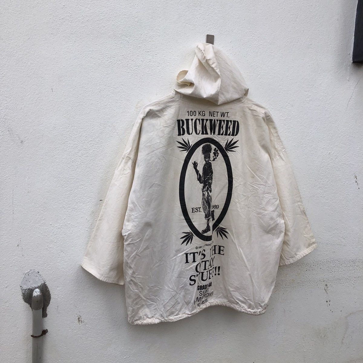 Vintage VINTAGE BUCKWEED BIG LOGO HOODIE INSPIRED BY KAPITAL JAPAN Size US L / EU 52-54 / 3 - 9 Thumbnail