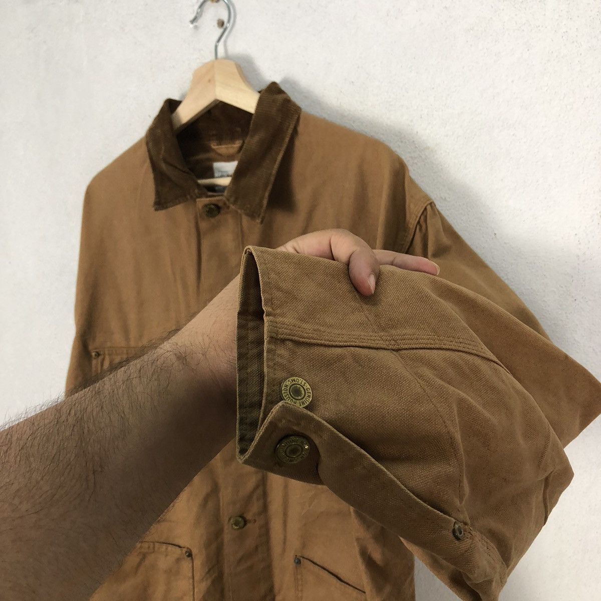 Buzz Rickson's VINTAGE UNITED GARMENT GENUINE HOUSTON HIKORY CHORE JACKET Size US M / EU 48-50 / 2 - 7 Thumbnail