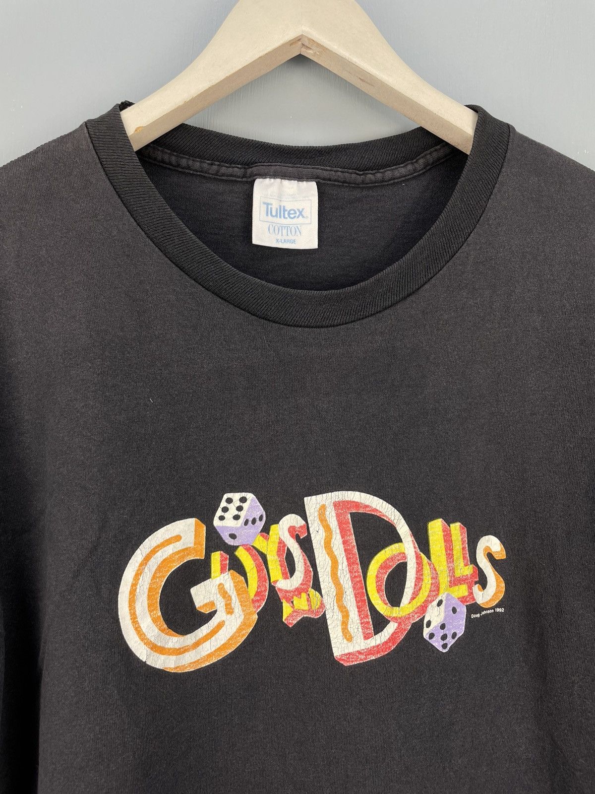 Vintage Vintage 90s Guys Dolls musical film t shirt Size US XL / EU 56 / 4 - 3 Thumbnail