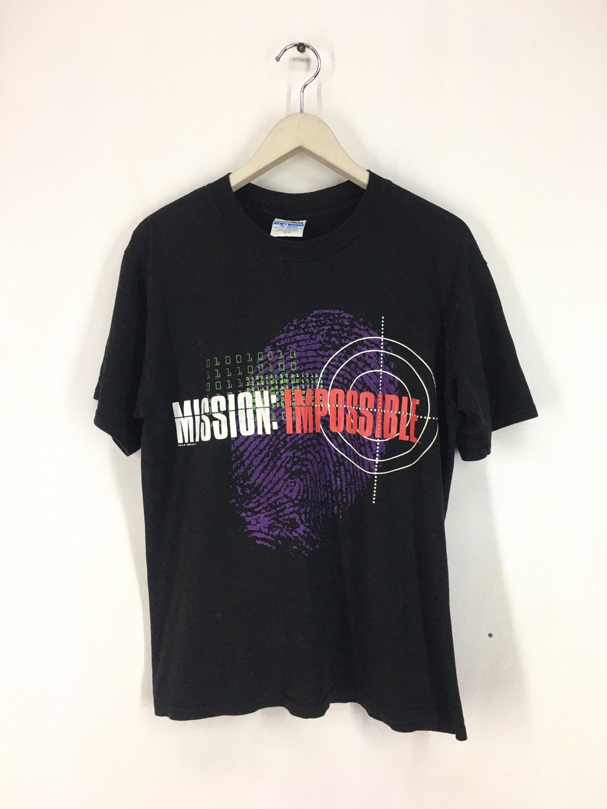 Vintage Vintage 90s Mission: Impossible movie promo t shirt Size US M / EU 48-50 / 2 - 1 Thumbnail
