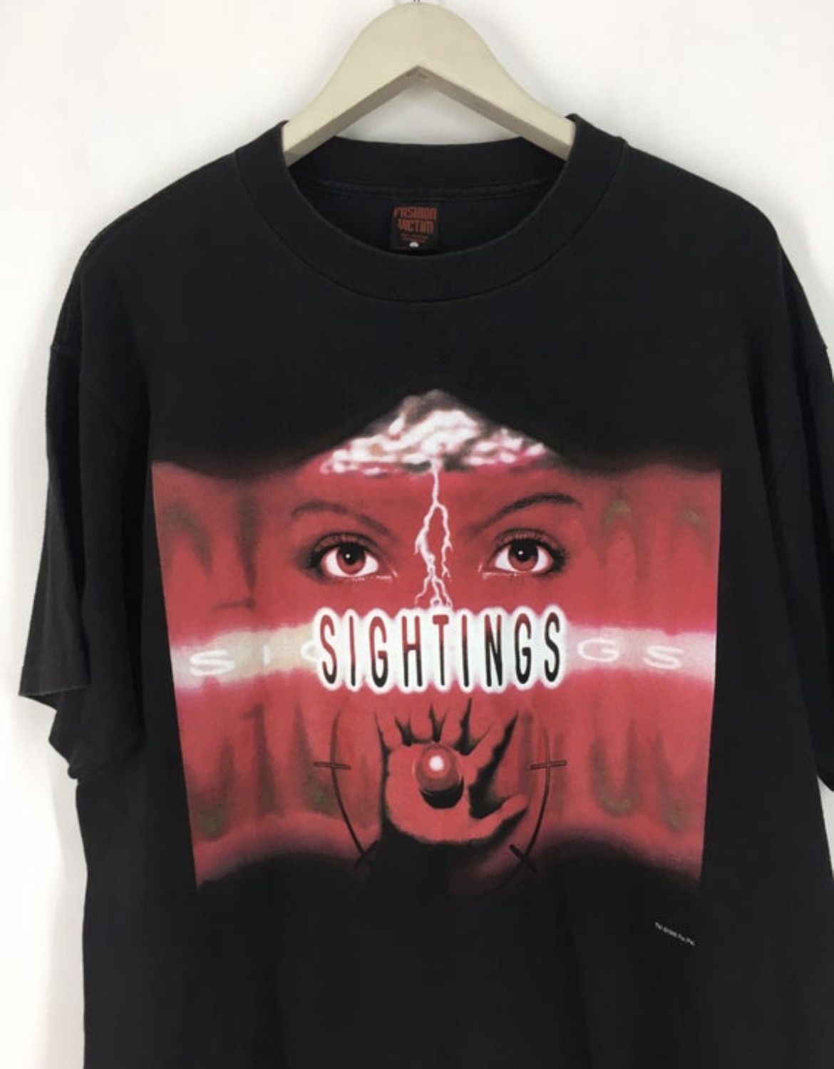 Vintage Vtg 90s sightings paranormal horror TV series Fasion Victim Size US L / EU 52-54 / 3 - 3 Thumbnail