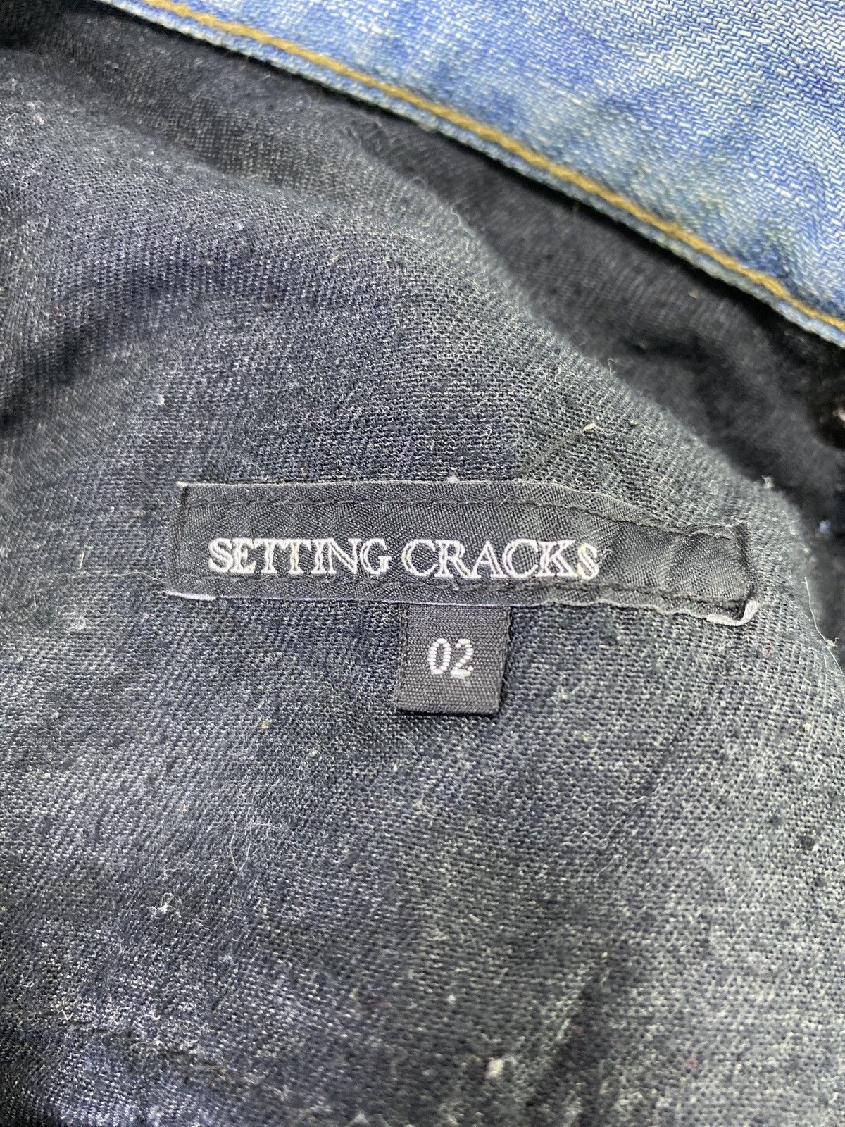 Japanese Brand Setting Cracks Multipocket Zip Jeans J796 - J796 Size US 32 / EU 48 - 6 Thumbnail