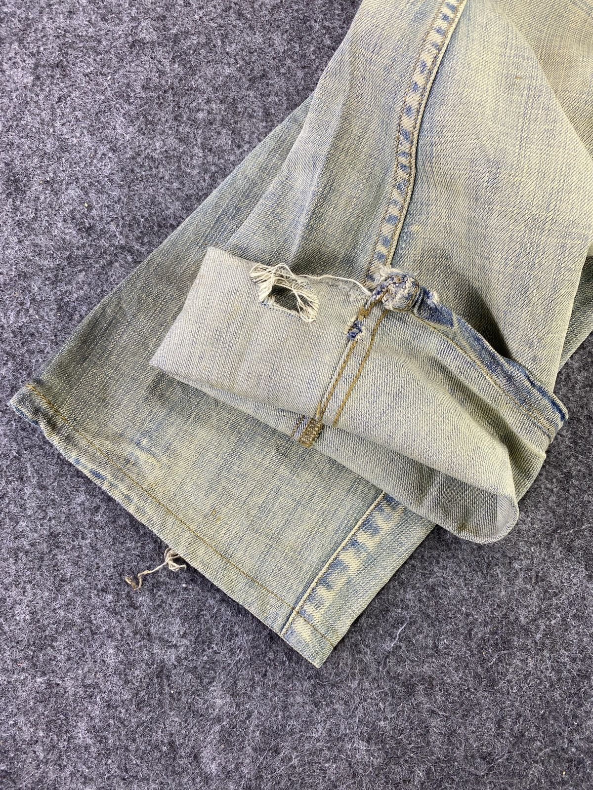 Japanese Brand Setting Cracks Multipocket Zip Jeans J796 - J796 Size US 32 / EU 48 - 7 Thumbnail