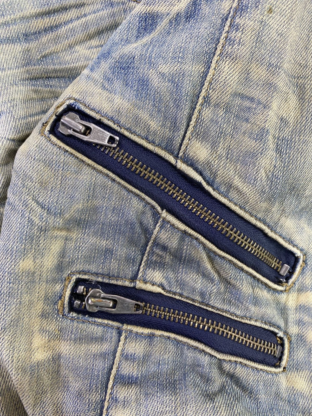 Japanese Brand Setting Cracks Multipocket Zip Jeans J796 - J796 Size US 32 / EU 48 - 11 Thumbnail