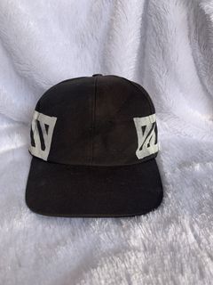 Off white diagonal outlet hat