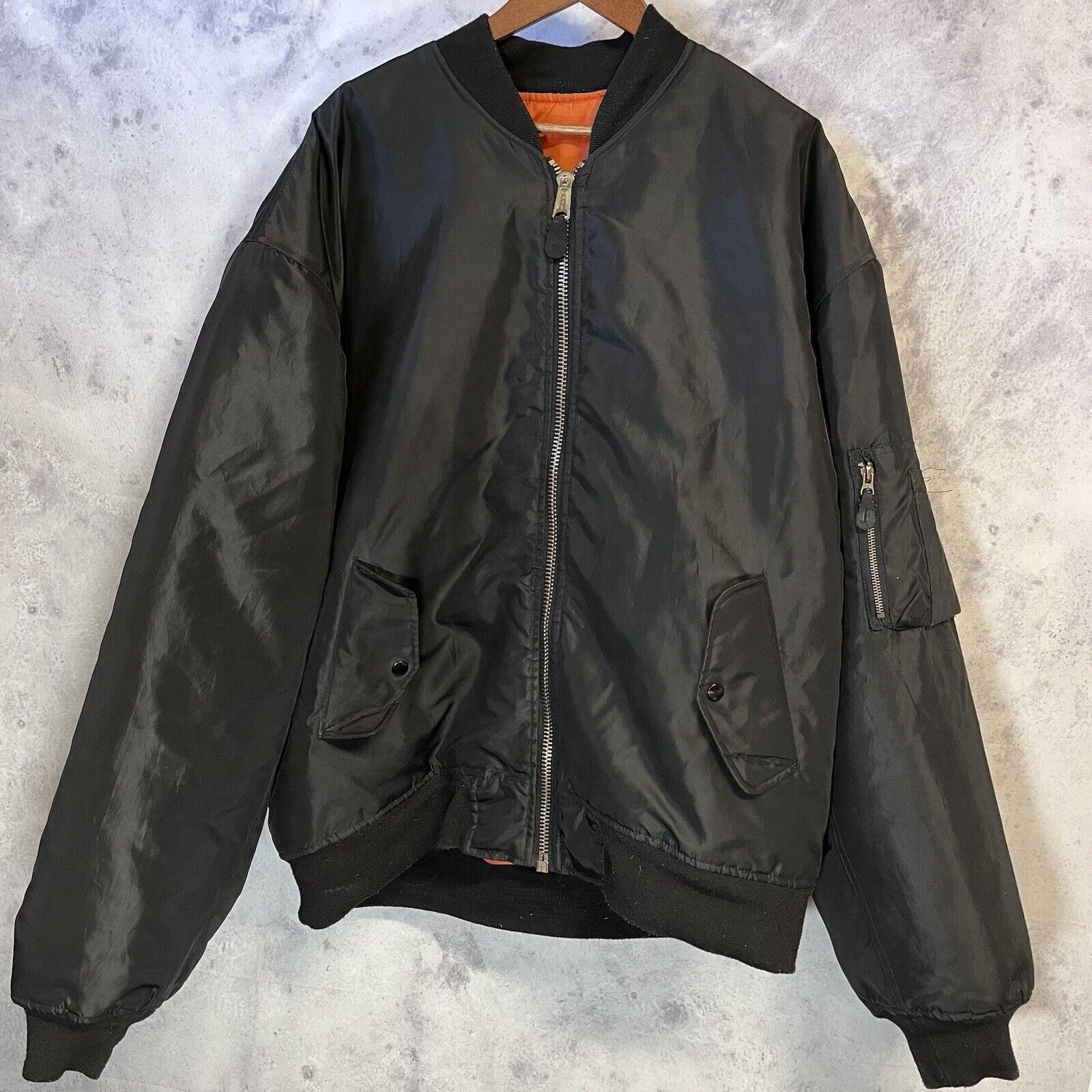 Vintage Vintage Flyers Jacket Mens 2XL Test Pilot Series F-14 NXP Size US XXL / EU 58 / 5 - 1 Thumbnail