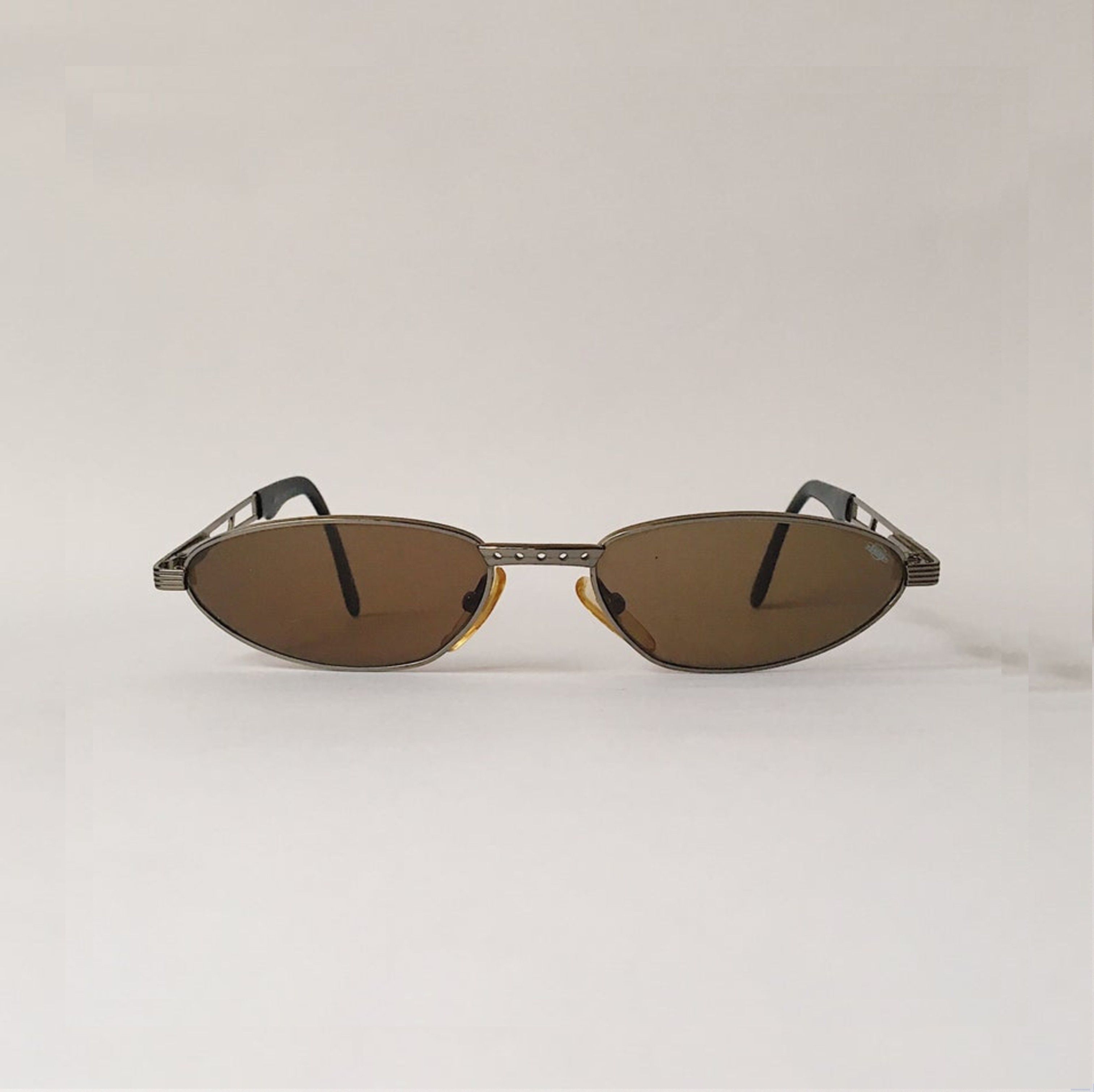 Vintage Swing Vintage Oval Sunglasses Metal Frame 90s Size ONE SIZE - 1 Thumbnail