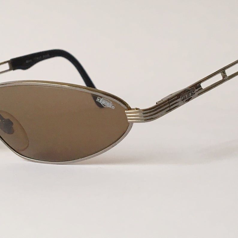 Vintage Swing Vintage Oval Sunglasses Metal Frame 90s Size ONE SIZE - 6 Thumbnail