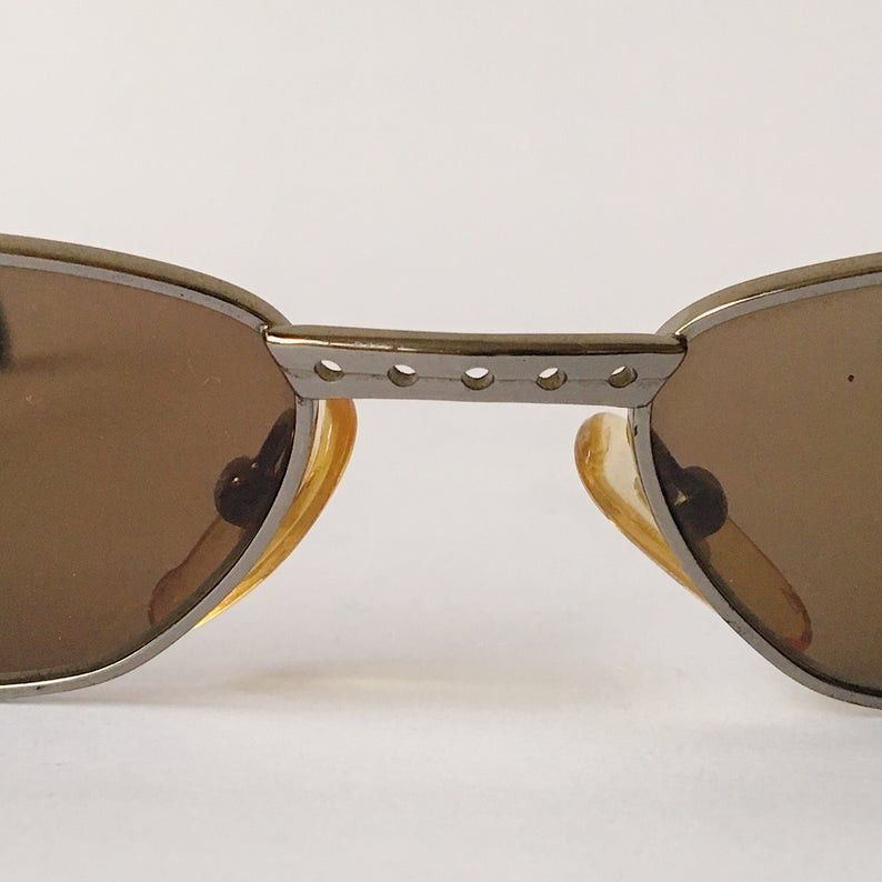 Vintage Swing Vintage Oval Sunglasses Metal Frame 90s Size ONE SIZE - 4 Thumbnail