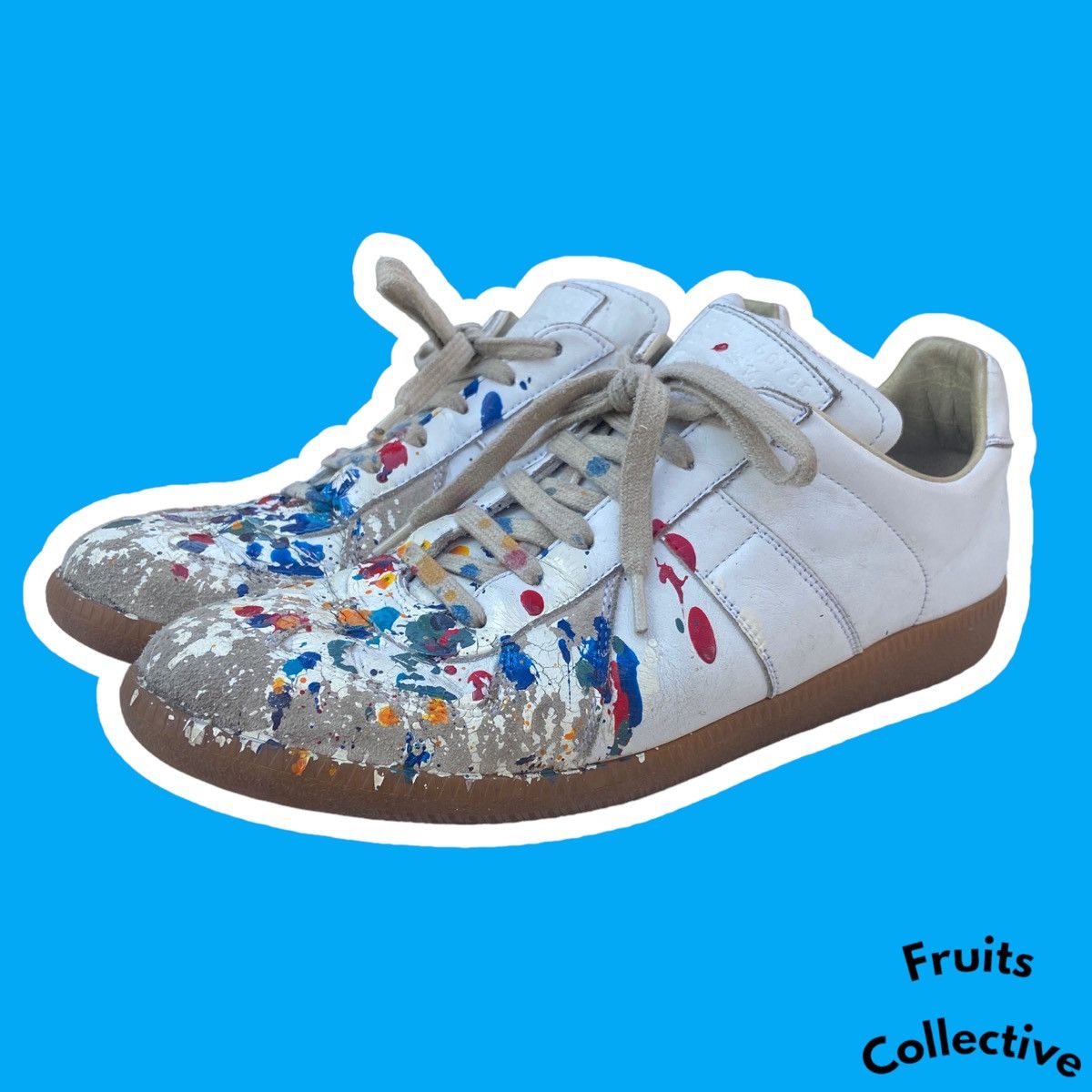 Maison Margiela Margiela paint splatter replica gats | Grailed