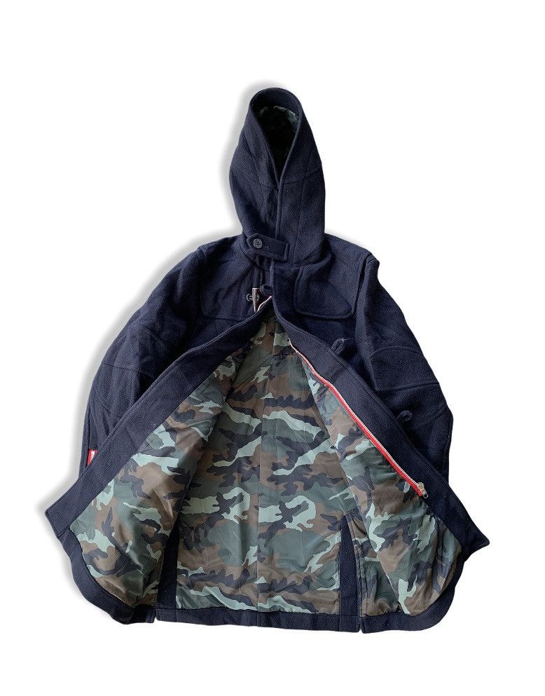 Japanese Brand MadeInJapan Maniac Works Camo Wool Duffle Long Coat Size US M / EU 48-50 / 2 - 2 Thumbnail