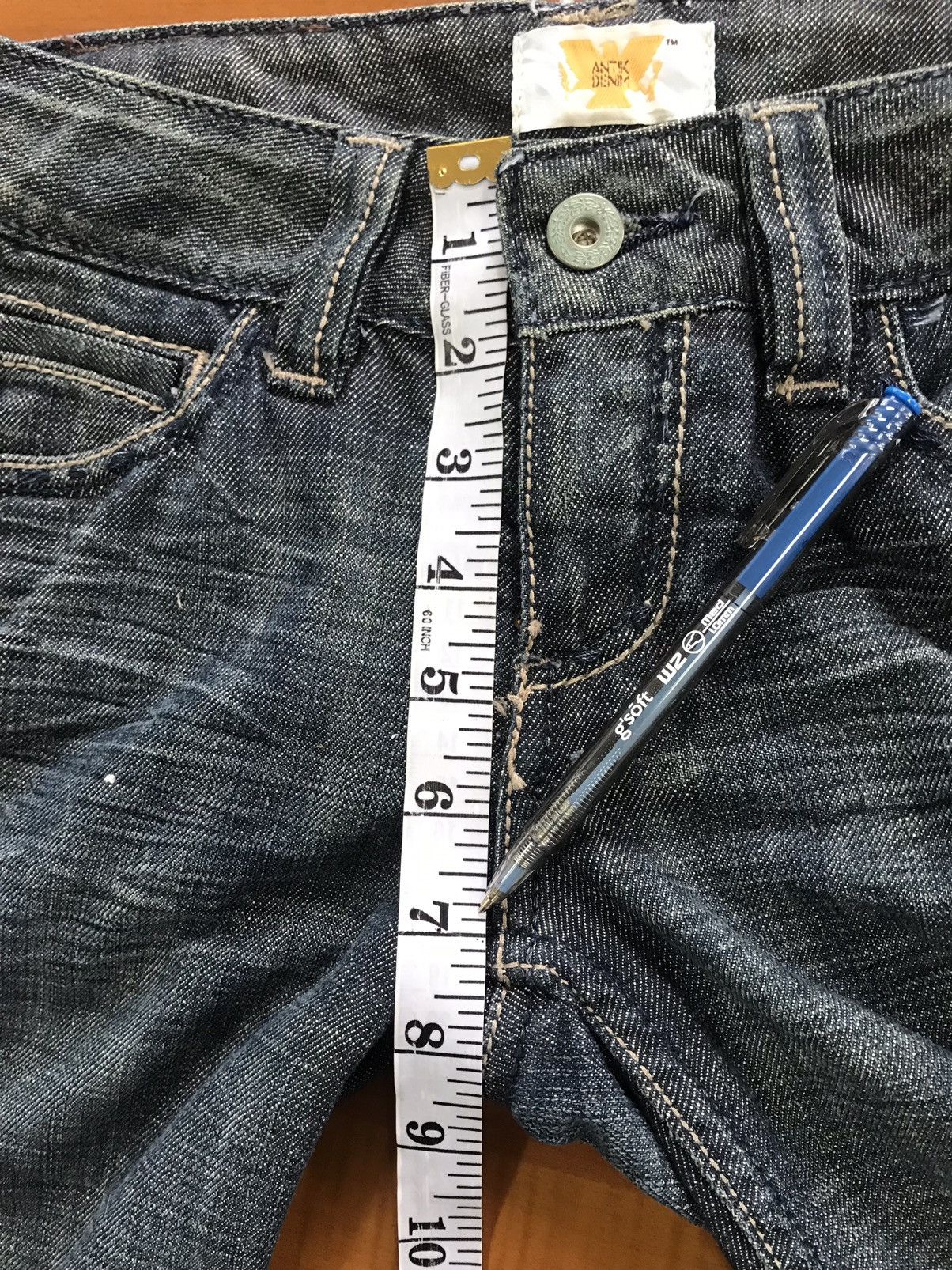 Antik Denim ANTIK DENIM Skinny Flared Jeans Size 25" / US 0 / IT 36 - 17 Thumbnail