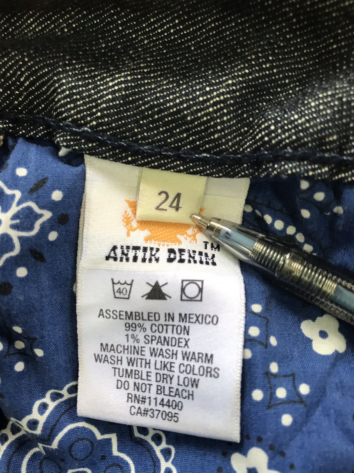 Antik Denim ANTIK DENIM Skinny Flared Jeans Size 25" / US 0 / IT 36 - 14 Thumbnail