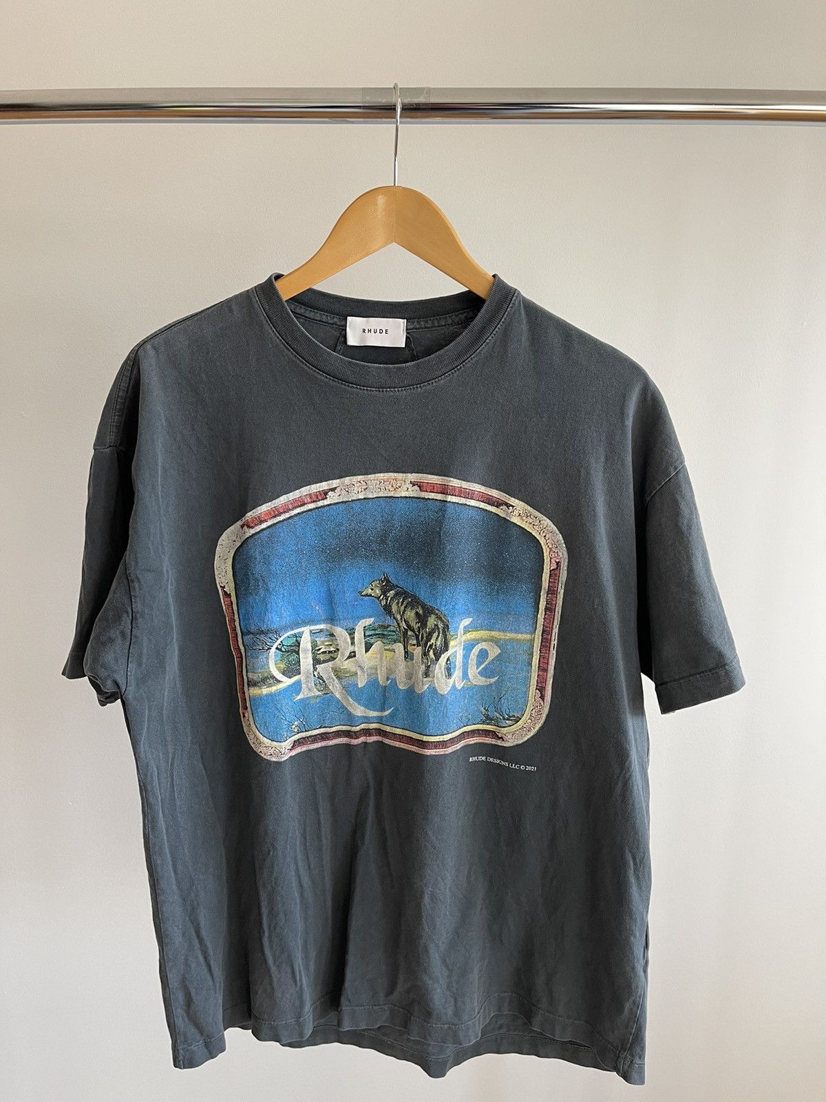 Rhude Rhude Lone Wolf Tee sz M Size US M / EU 48-50 / 2 - 1 Thumbnail