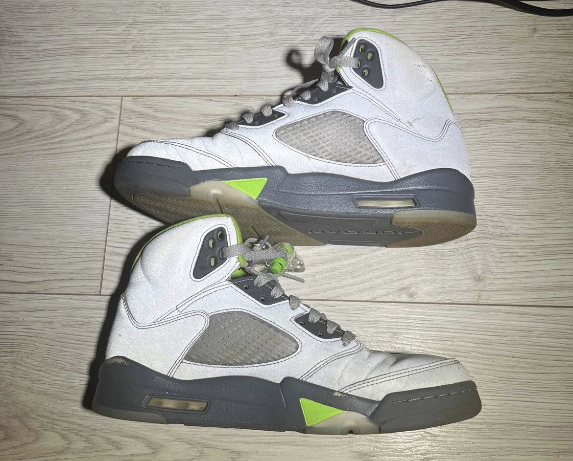 Jordan Brand × Nike Jordan 5 Green Bean Size 8 Size US 8 / EU 41 - 2 Thumbnail
