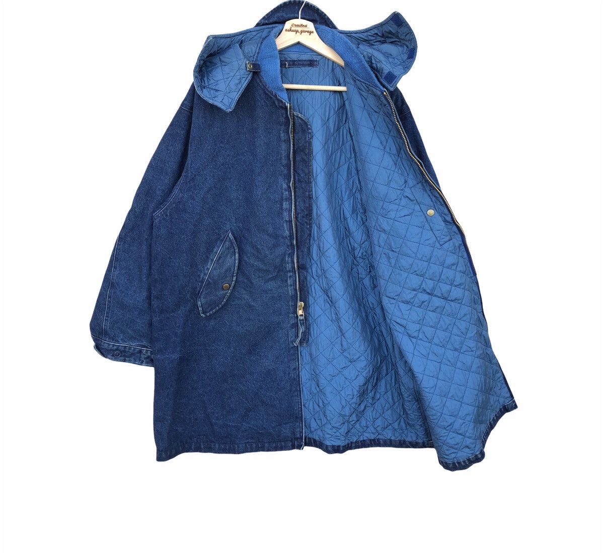 Designer × Karl Helmut Karl Helmut Big Logo at Torso Oversized Denim Jacket Size US XL / EU 56 / 4 - 12 Thumbnail