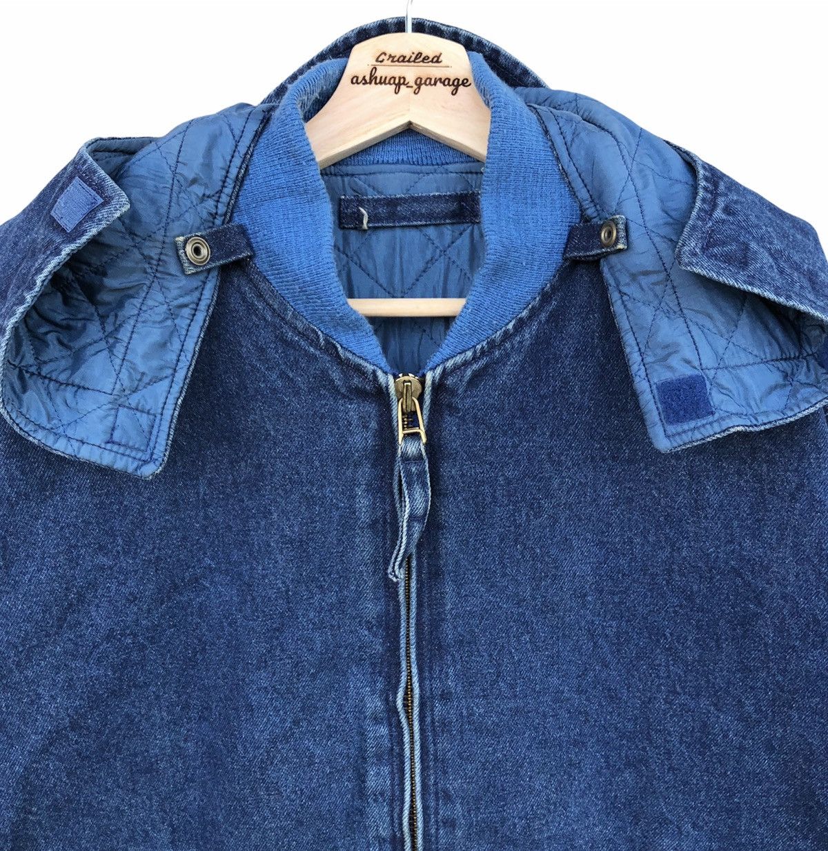 Designer × Karl Helmut Karl Helmut Big Logo at Torso Oversized Denim Jacket Size US XL / EU 56 / 4 - 3 Thumbnail