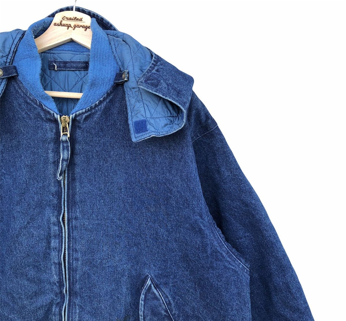 Designer × Karl Helmut Karl Helmut Big Logo at Torso Oversized Denim Jacket Size US XL / EU 56 / 4 - 6 Thumbnail
