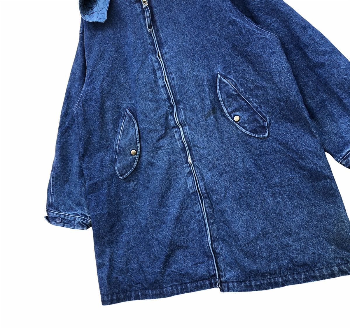Designer × Karl Helmut Karl Helmut Big Logo at Torso Oversized Denim Jacket Size US XL / EU 56 / 4 - 9 Thumbnail