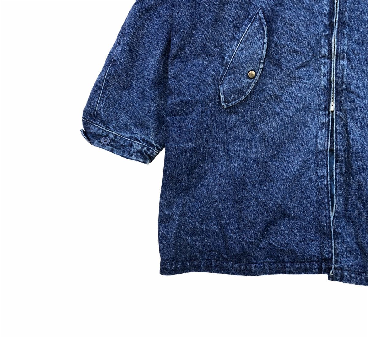 Designer × Karl Helmut Karl Helmut Big Logo at Torso Oversized Denim Jacket Size US XL / EU 56 / 4 - 5 Thumbnail
