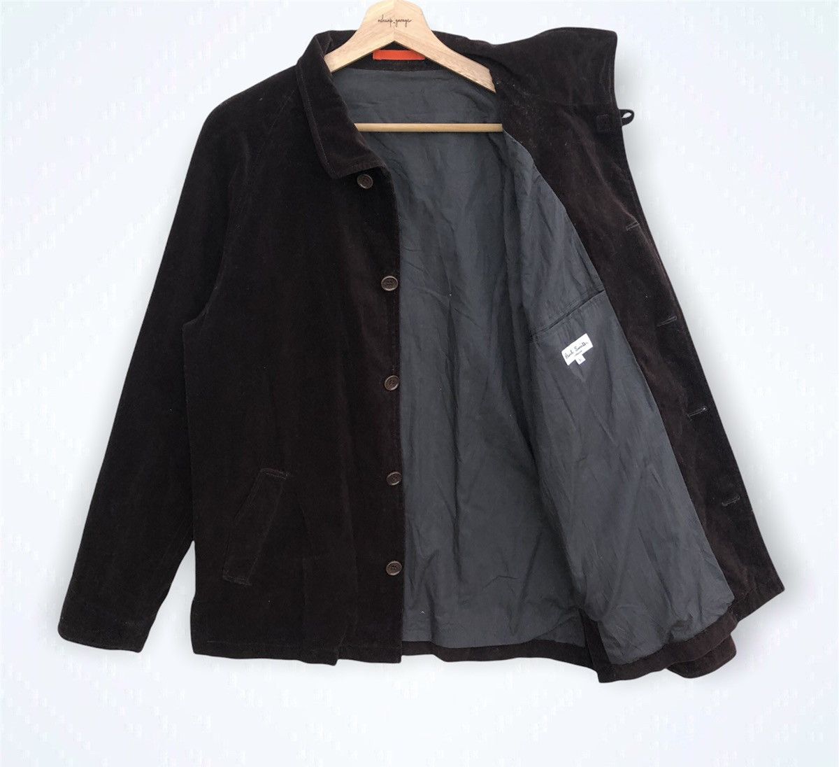 Paul Smith × Velvet × Vintage Vintage Paul Smith Brown Velvet Jacket Size US M / EU 48-50 / 2 - 8 Thumbnail