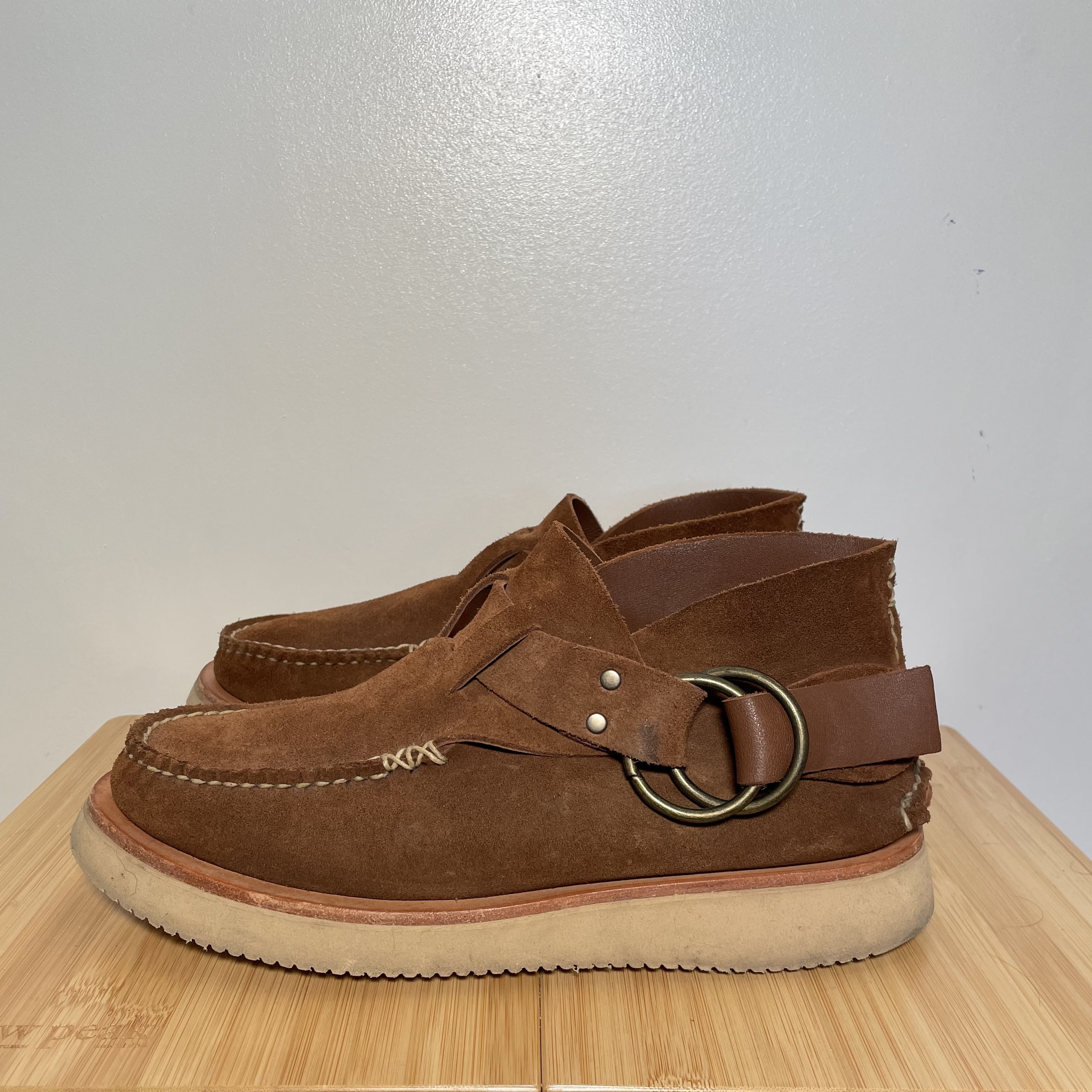 image of Yuketen Ring Boot Brown Suede, Men's (Size 9)