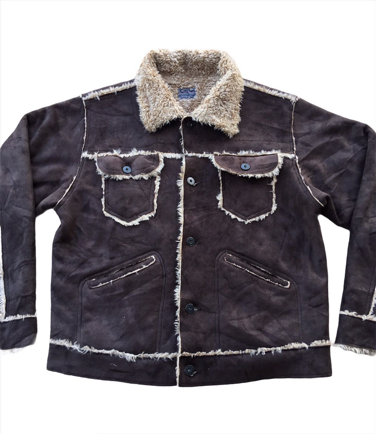 Other Body Wave Sherpa Lined Leather Jacket Size US M / EU 48-50 / 2 - 3 Thumbnail