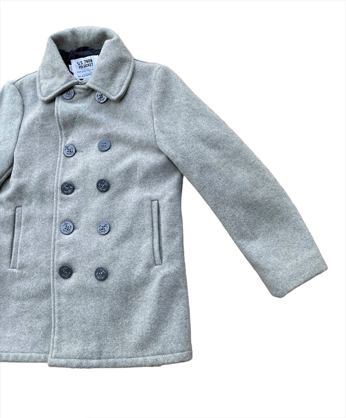 Schott × Story Mfg. × Vintage Vintage Schott N.Y.C US 740N Pea Jacket Size US M / EU 48-50 / 2 - 7 Thumbnail