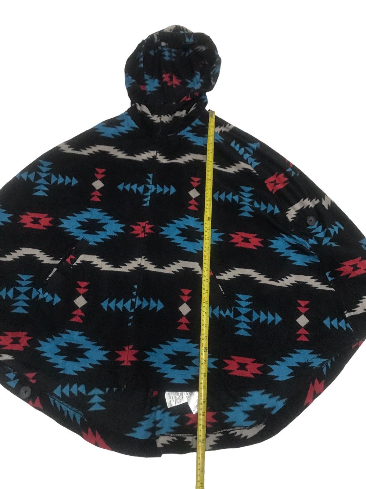 Native Rare Navajo Native Pattern Hoodie Poncho Size US L / EU 52-54 / 3 - 11 Thumbnail