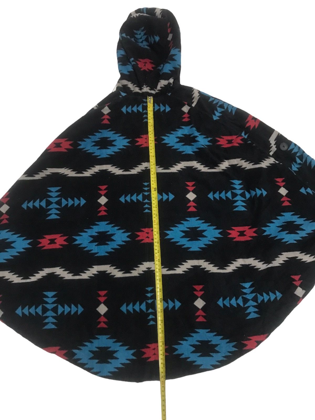 Native Rare Navajo Native Pattern Hoodie Poncho Size US L / EU 52-54 / 3 - 17 Thumbnail