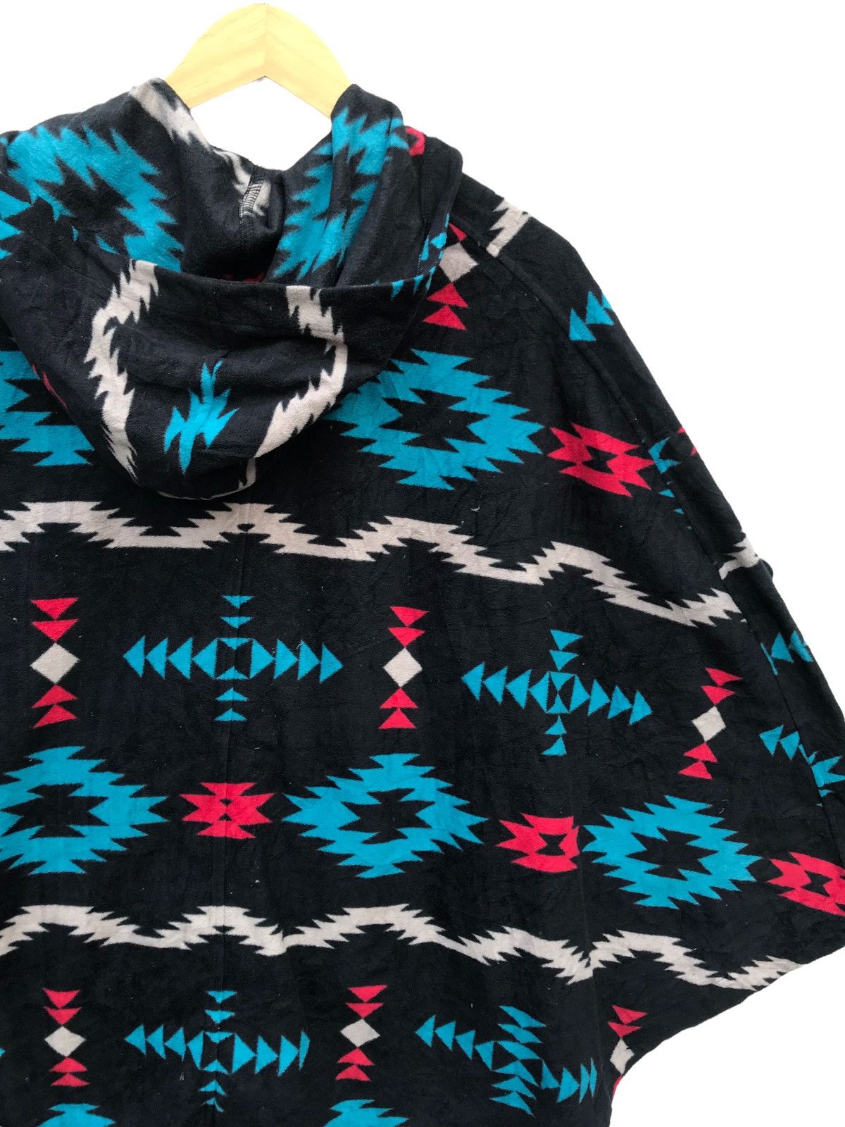 Native Rare Navajo Native Pattern Hoodie Poncho Size US L / EU 52-54 / 3 - 7 Thumbnail