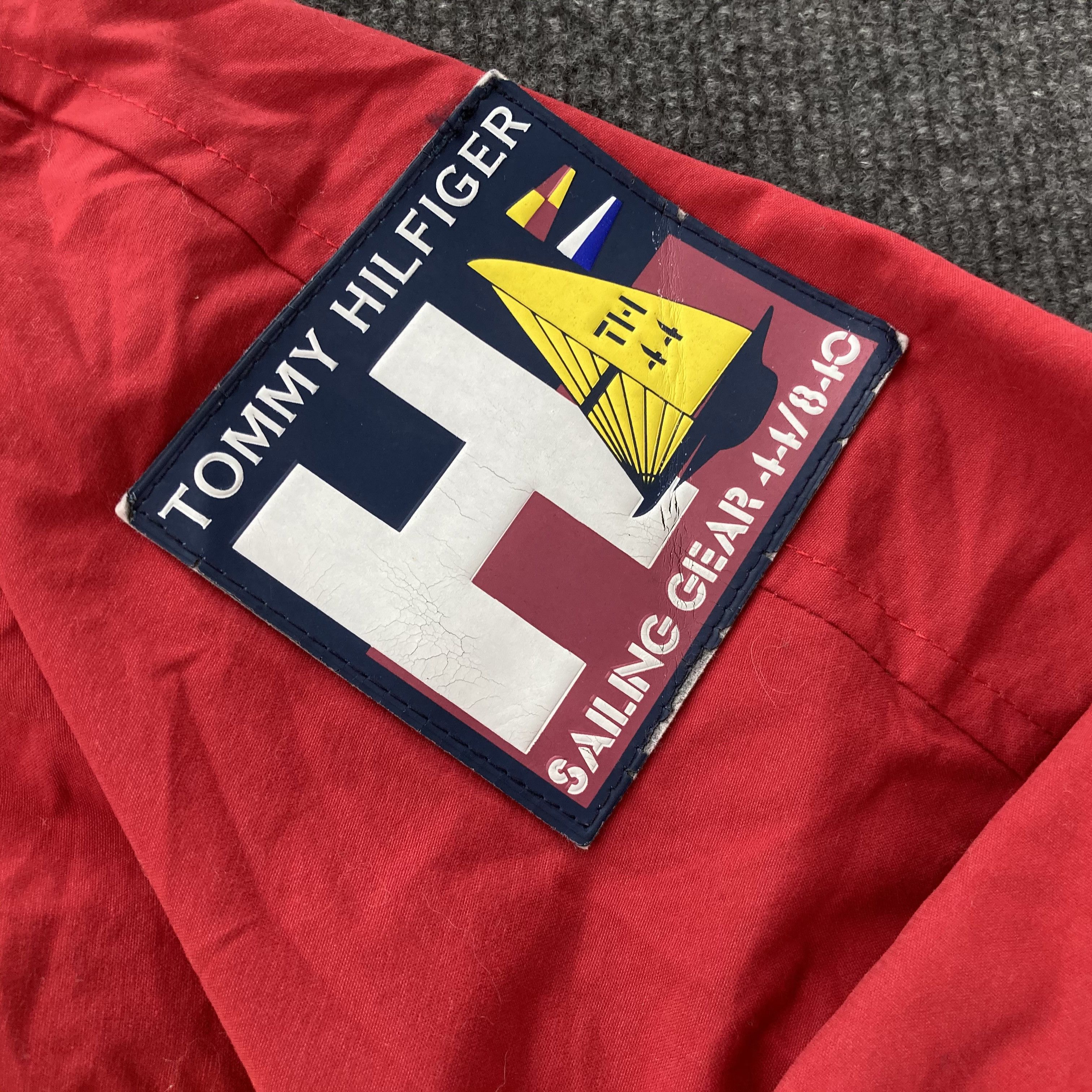 Tommy Hilfiger Vtg Tommy Hilfiger Sailing Gear Multicolor Jacket Size US XL / EU 56 / 4 - 4 Thumbnail
