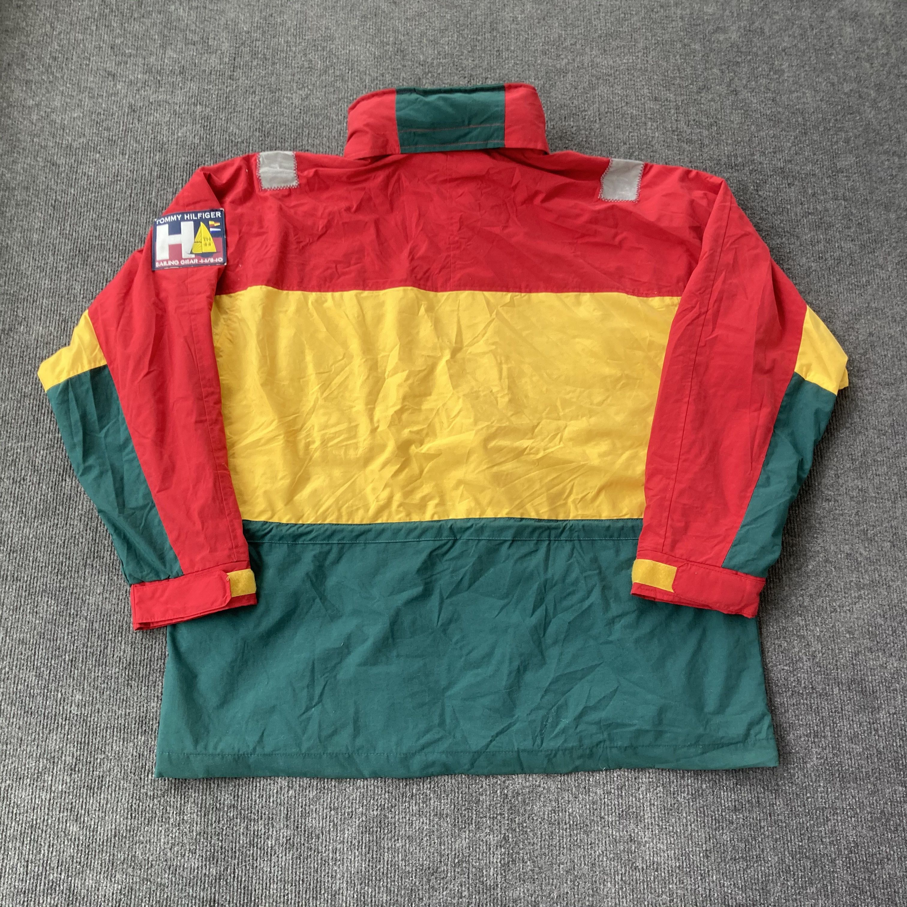 Tommy Hilfiger Vtg Tommy Hilfiger Sailing Gear Multicolor Jacket Size US XL / EU 56 / 4 - 7 Thumbnail
