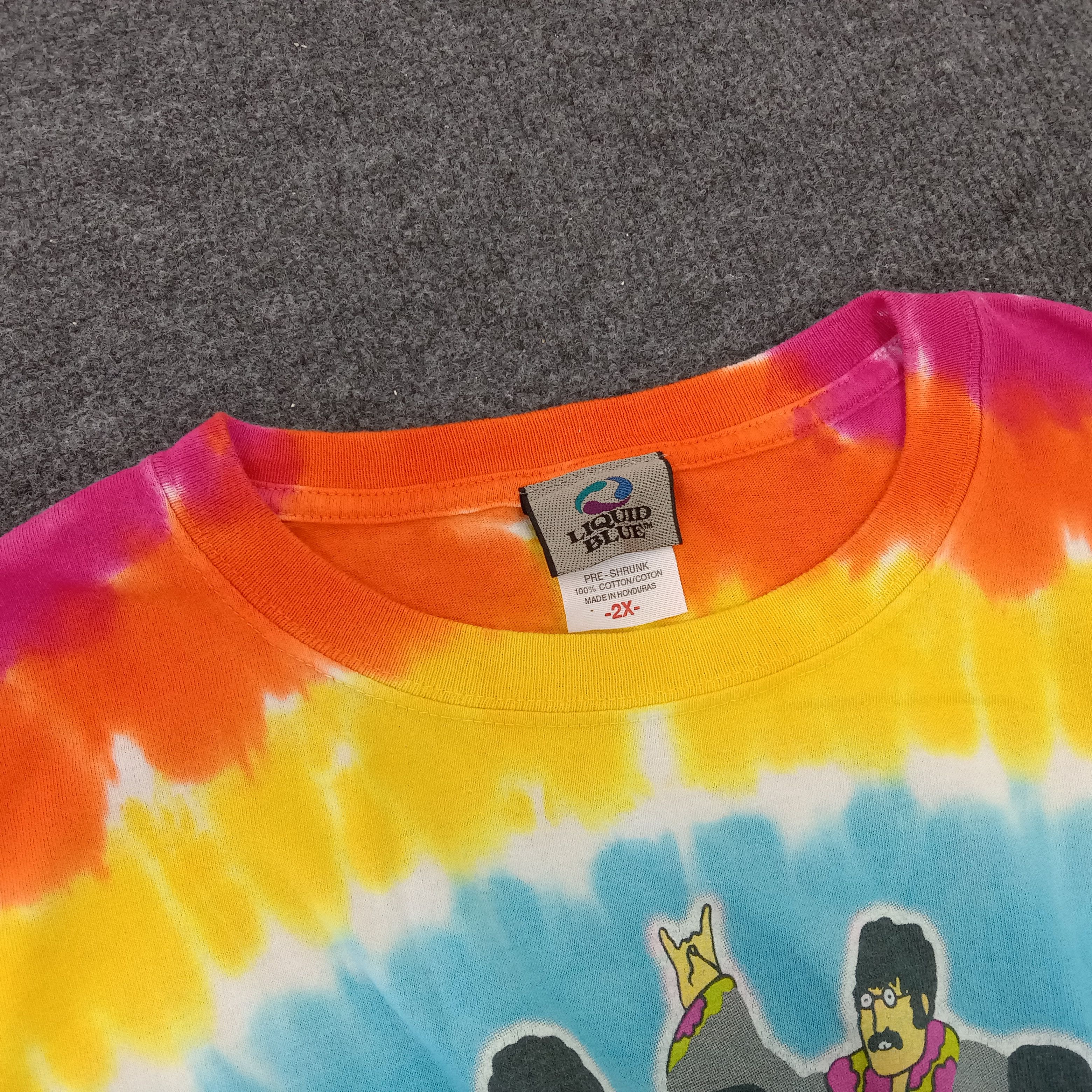 Band Tees × Vintage The Beatles Yellow Submarine Tye Dye Rock Band Tees Size US XL / EU 56 / 4 - 5 Thumbnail
