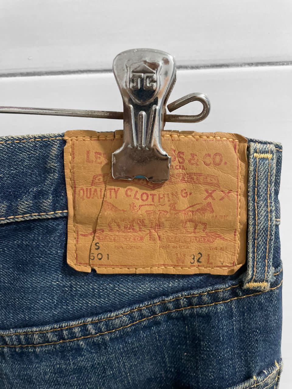 Levi's Very Rare🔥 1960s LEVI'S 501 Type S Quality Grading Big E Size US 30 / EU 46 - 8 Thumbnail