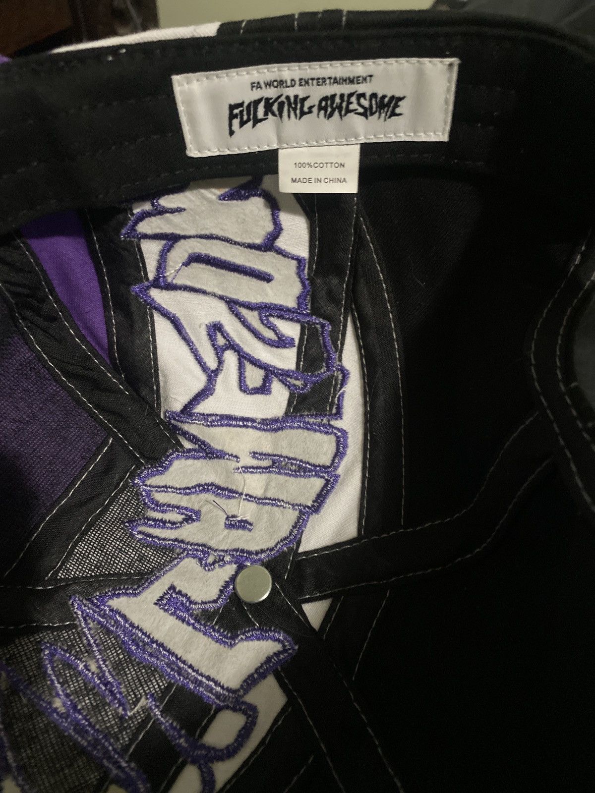 Fucking Awesome FUCKING AWESOME WORLD ENTERTAINMENT HAT Size ONE SIZE - 3 Thumbnail