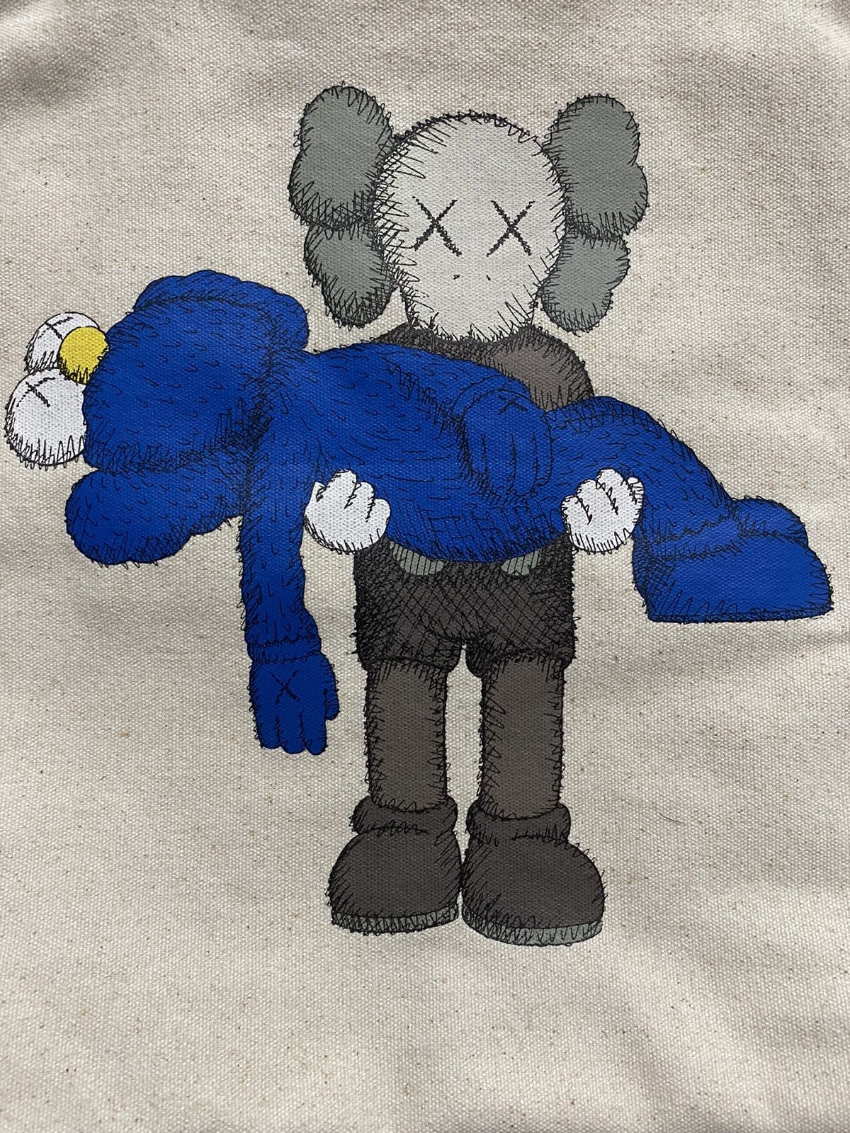 Kaws × Uniqlo Uniqlo x Kaws Tote Bag Size ONE SIZE - 6 Thumbnail
