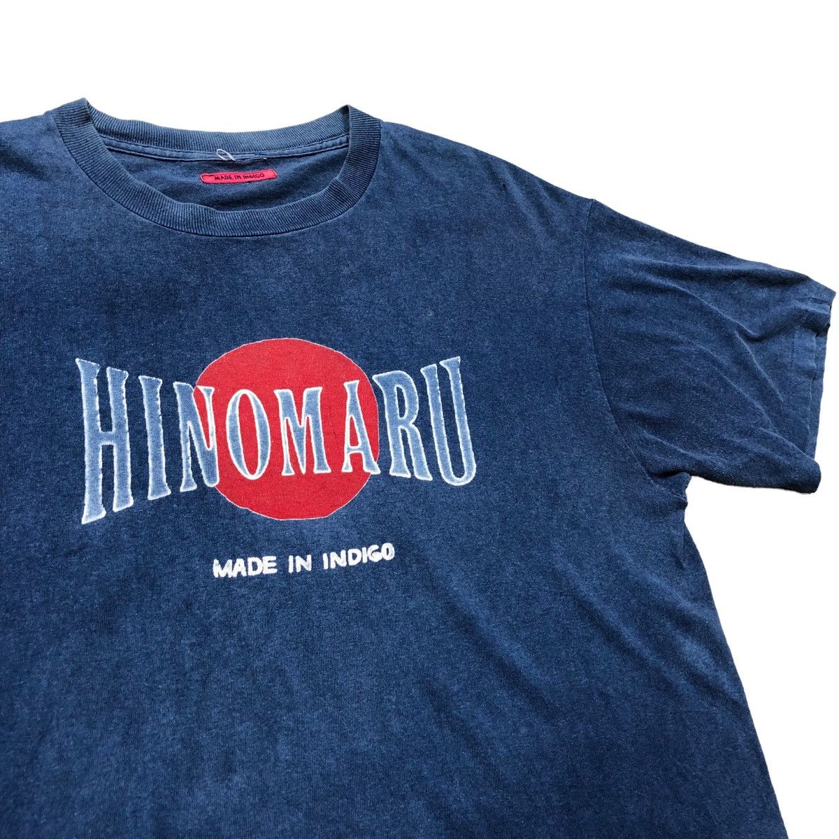Hinomaru Made In Indigo Overdyed Tshirt