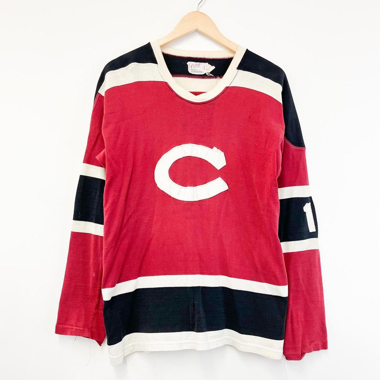 vintage 1960s montreal canadiens jersey long sleeve shirt