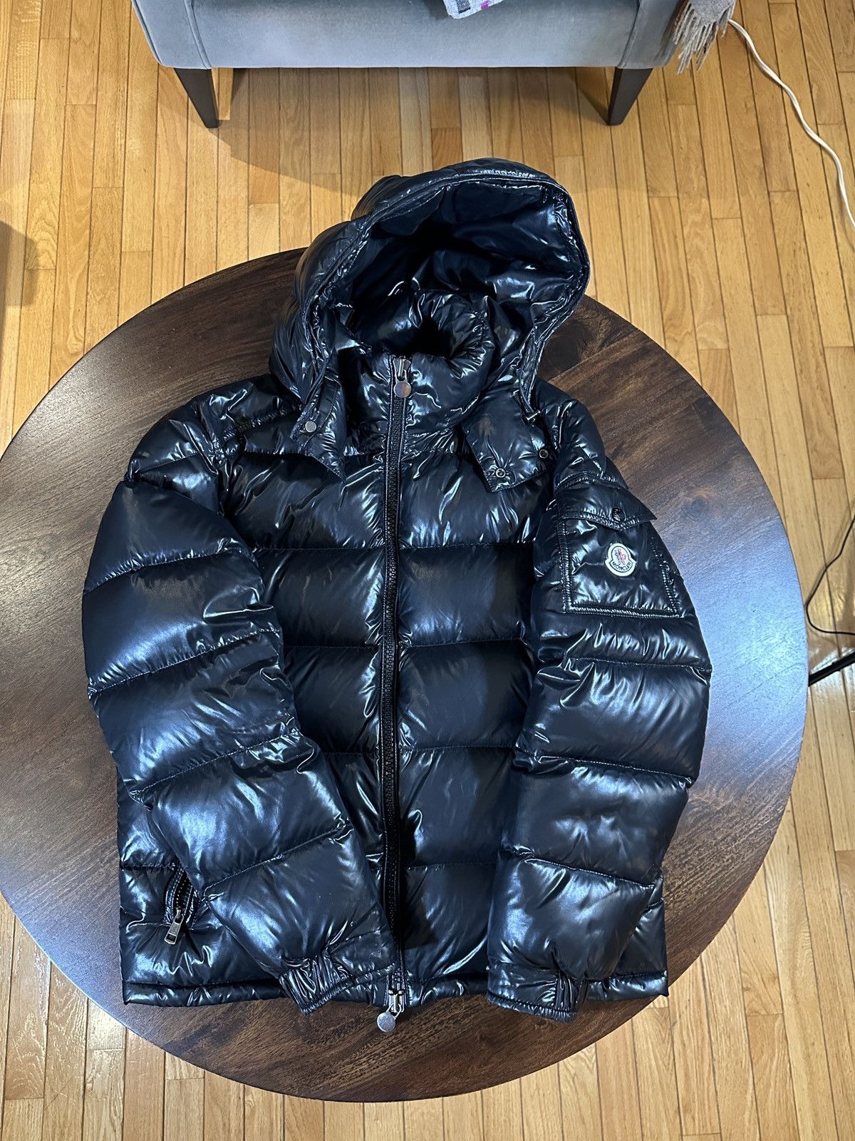 Moncler Moncler Maya Black Down Jacket | Grailed