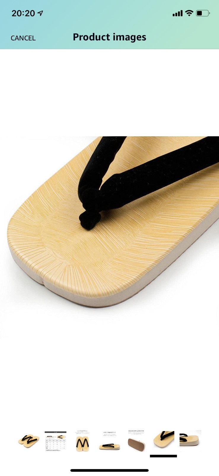 Japanese Brand Japanese Geta Thong Rubber Sole Sandals Size US 9 / EU 42 - 2 Thumbnail