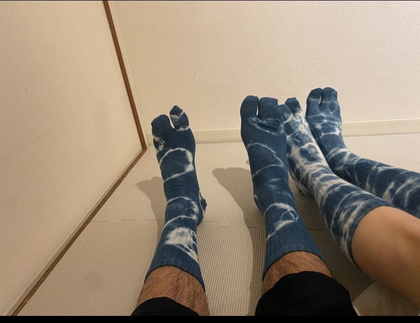 Composition by Kenzo × Deluxeware × Japanese Brand Tabi Socks (4-pack) EU size (40-43) Off-white / gray cotton Size ONE SIZE - 6 Thumbnail