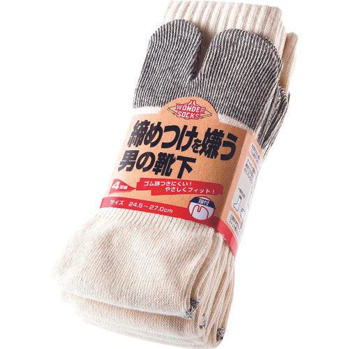 Composition by Kenzo × Deluxeware × Japanese Brand Tabi Socks (4-pack) EU size (40-43) Off-white / gray cotton Size ONE SIZE - 1 Thumbnail