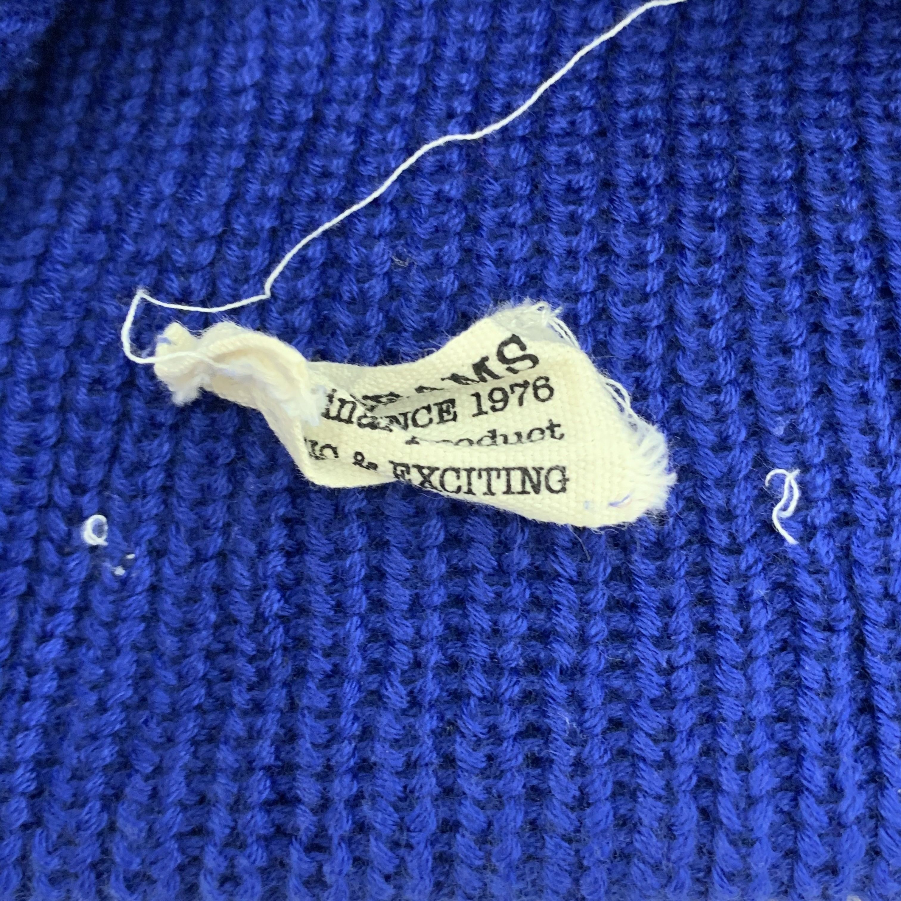 Beams Plus Beams Blue Beanie NY Embroidered Size ONE SIZE - 5 Thumbnail