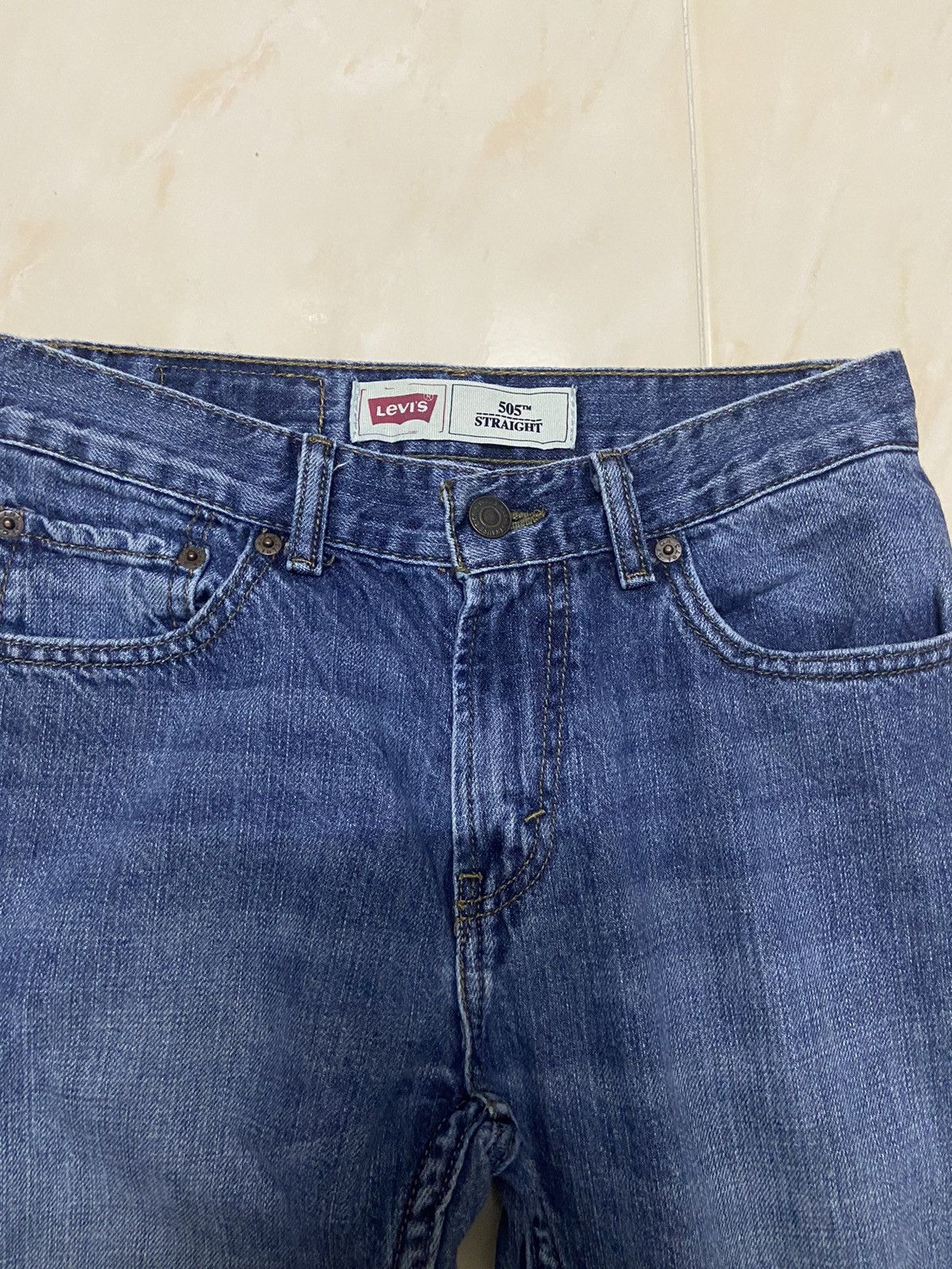 Levi's Vintage Levis 505 Denim Jeans straight cut Fit W26 Size US 26 / EU 42 - 3 Thumbnail