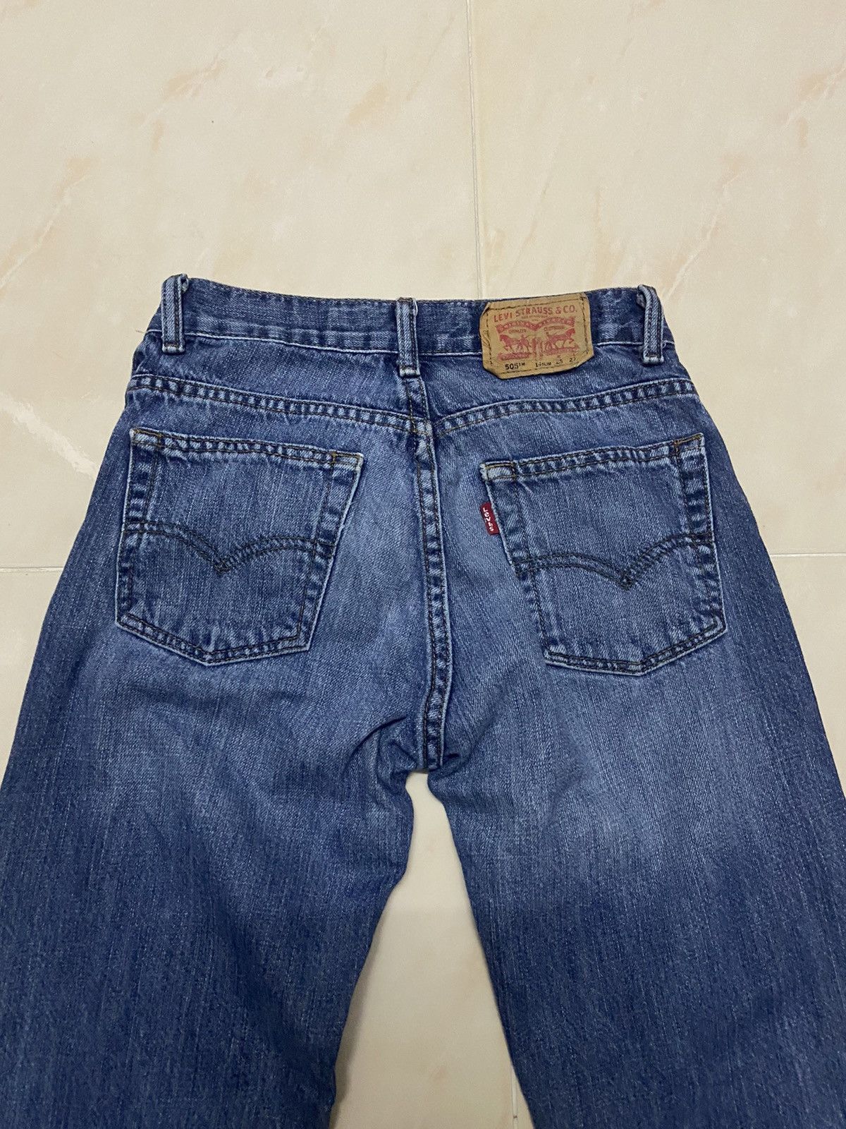Levi's Vintage Levis 505 Denim Jeans straight cut Fit W26 Size US 26 / EU 42 - 5 Thumbnail