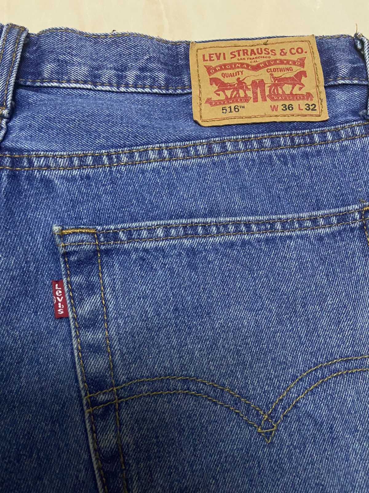 Levi's Vintage 516 Levis Jeans Denim W36 light blue Size US 36 / EU 52 - 5 Thumbnail