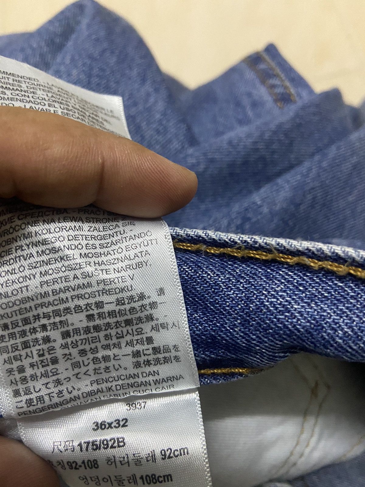 Levi's Vintage 516 Levis Jeans Denim W36 light blue Size US 36 / EU 52 - 7 Thumbnail